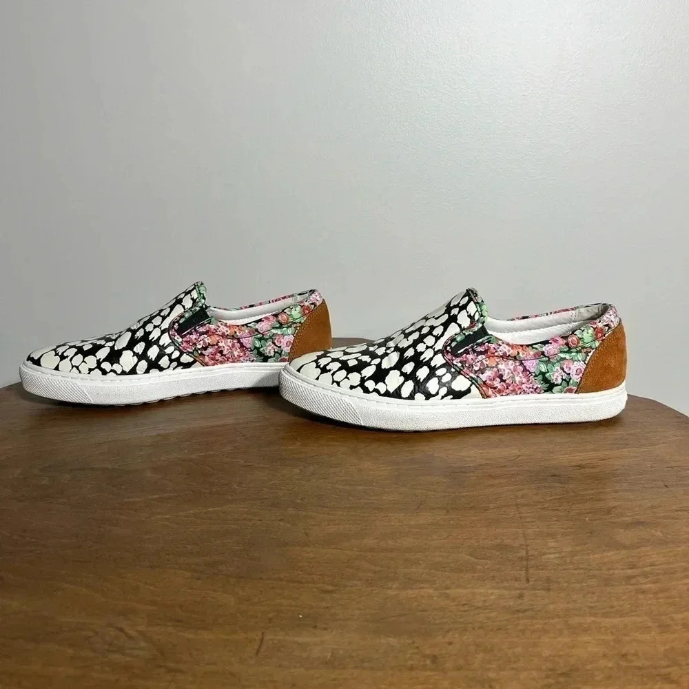 Coach‎ WOMENS FLORAL/ANIMAL SKATE SLIP ON SNEAKERS 5.5 - Women - Picture 4 of 5